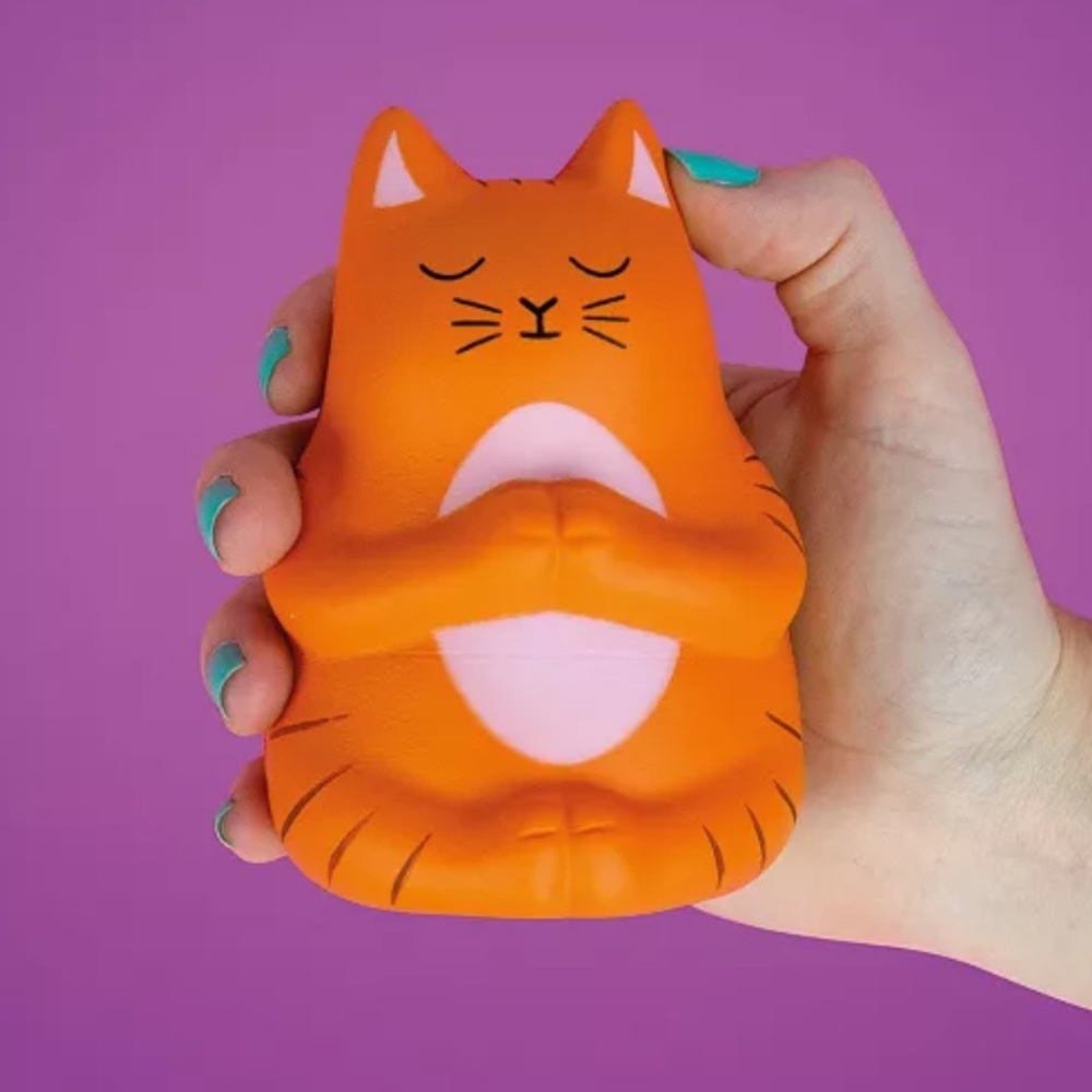 Gift Republic Meowditation Squishy Stress Relief Toy